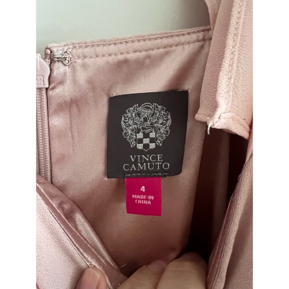 Vince Camuto  Light Pink Chiffon Floor Length Gown - Picture 4 of 4